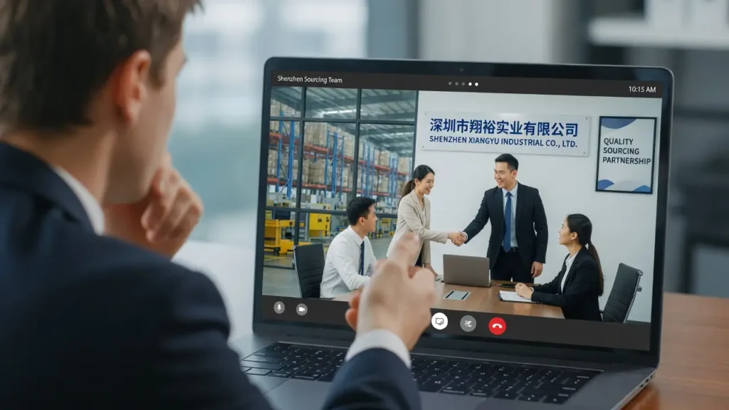 video call verification for sourcing